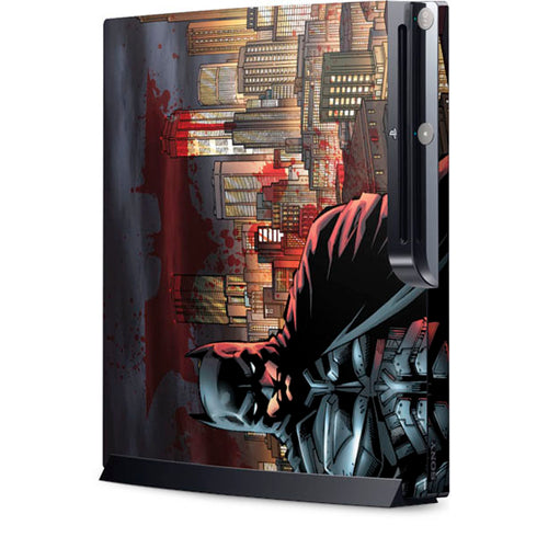 DC Comics Batman The Dark Knight Comic Art in Gotham City Playstation 3 & PS3 Slim Skin