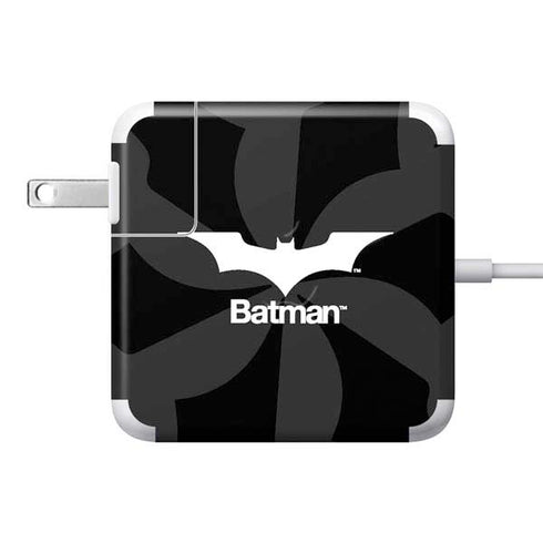 DC Comics Batman Dark Knight Logo 85W Power Adapter (15 and 17 inch MacBook Pro Charger) Skin
