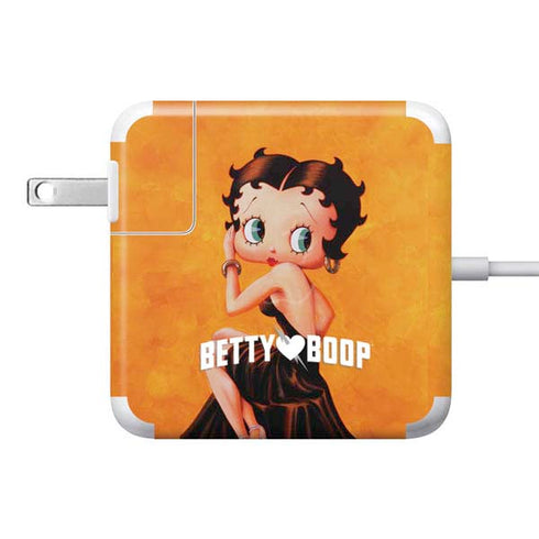 Betty Boop Little Black Dress 85W Power Adapter (15 and 17 inch MacBook Pro Charger) Skin