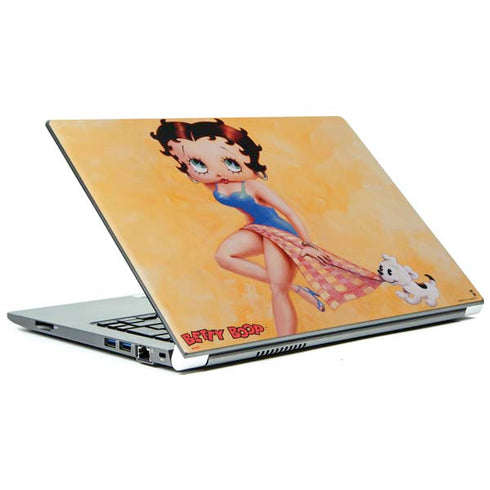 Betty Boop With Puppy Orange Background Portege Z30t/Z30t-A Skin
