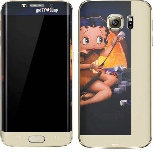 Betty Boop Roasting Marshmallows Galaxy S7 Edge Skin