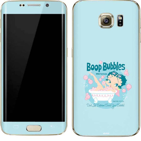 Betty Boop Bubbles Galaxy S7 Edge Skin