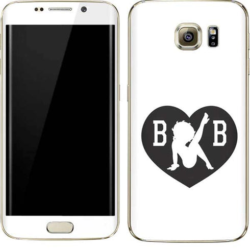 Betty Boop BW Galaxy S7 Edge Skin