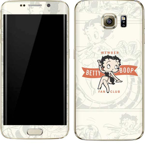 Betty Boop Member Fan Club Galaxy S7 Edge Skin