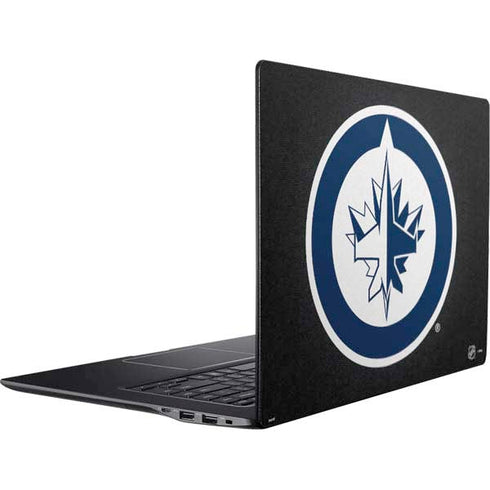 NHL Winnipeg Jets Black Background Ativ Book 9 (15.6in 2014) Skin