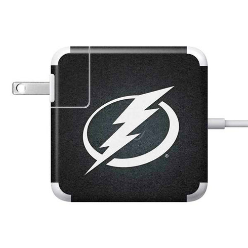 NHL Tampa Bay Lightning Black Background 85W Power Adapter (15 and 17 inch MacBook Pro Charger) Skin