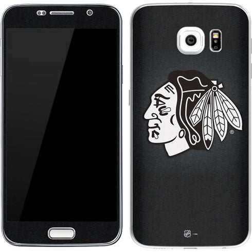 NHL Chicago Blackhawks Black Background Galaxy S7 Skin
