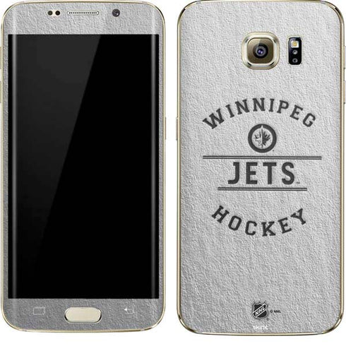 NHL Winnipeg Jets Black Text Galaxy S7 Edge Skin