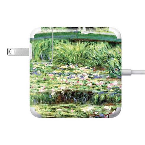 White Waterlilies, 1899 by Monet 85W Power Adapter (15 and 17 inch MacBook Pro Charger) Skin