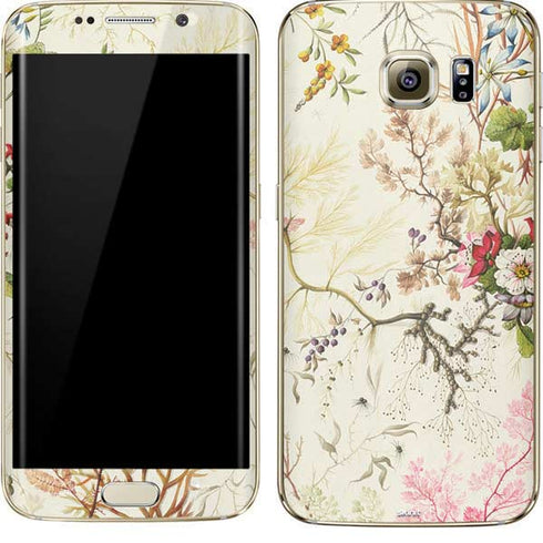 Seaweed on Silk Paper by William Kilburn Galaxy S7 Edge Skin