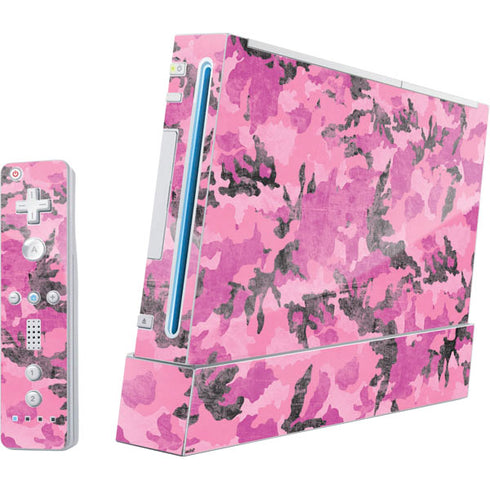 Pink Camouflage Nintendo Skins