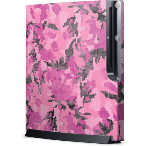 Pink Camouflage Playstation 3 & PS3 Slim Skin