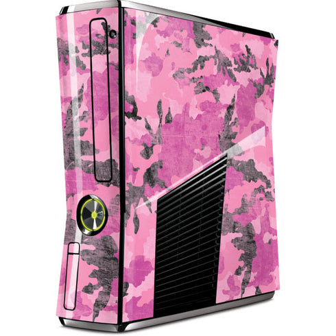 Pink Camouflage Xbox 360 Slim (2010) Skin
