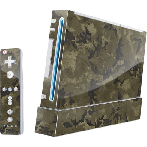 Wood Camo Camouflage Nintendo Skins