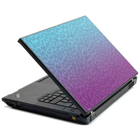 Cheetah Print Purple and Blue Lenovo T420 Skin