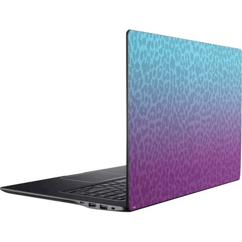 Cheetah Print Purple and Blue Ativ Book 9 (15.6in 2014) Skin