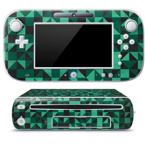 Black & Green Wii U (Console + 1 Controller) Skin