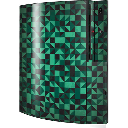 Black & Green Playstation 3 & PS3 Skin