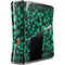 Black & Green Xbox 360 Slim (2010) Skin