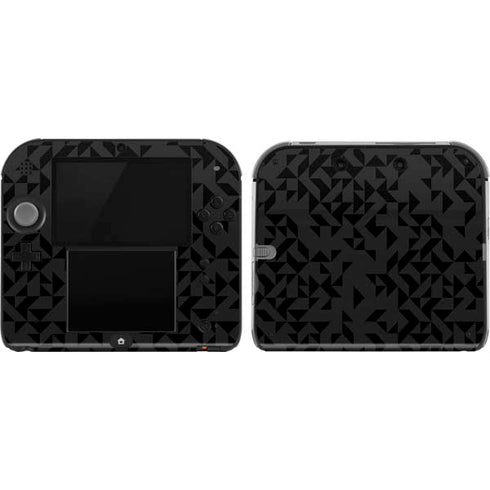 Black Geometric Nintendo Skins