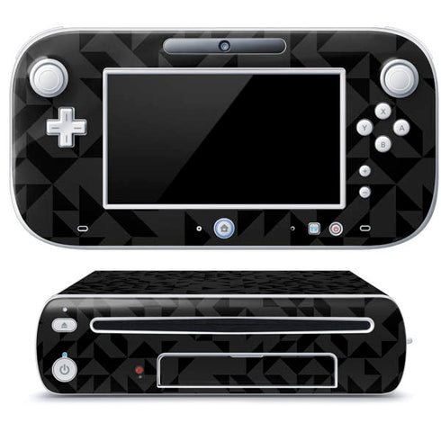 Black Geometric Wii U (Console + 1 Controller) Skin