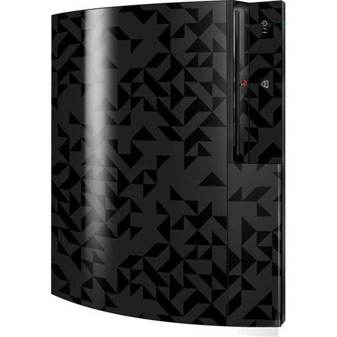 Black Geometric Playstation 3 & PS3 Skin