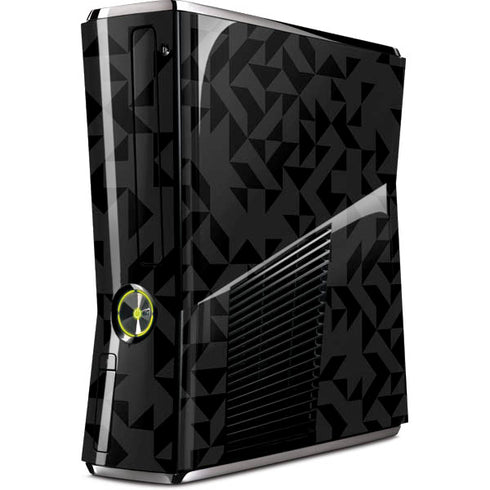 Black Geometric Xbox 360 Slim (2010) Skin