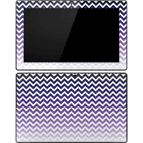 Chevron Purple Ombre Surface Pro Tablet Skin
