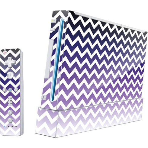 Chevron Purple Ombre Wii (Includes 1 Controller) Skin