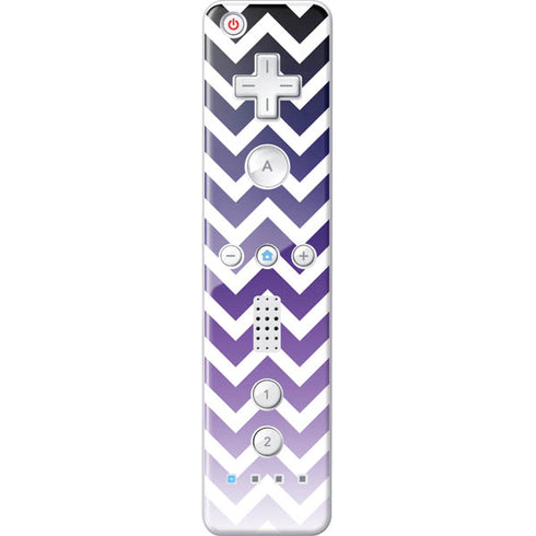 Chevron Purple Ombre Wii Remote Controller Skin