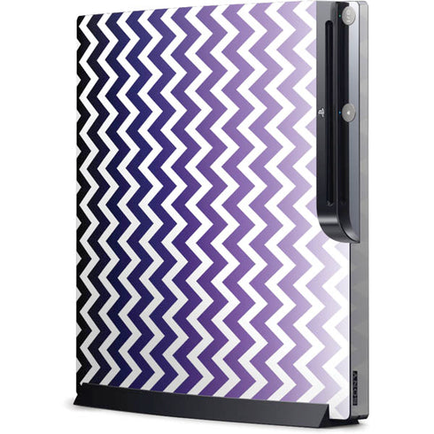 Chevron Purple Ombre Playstation 3 & PS3 Slim Skin