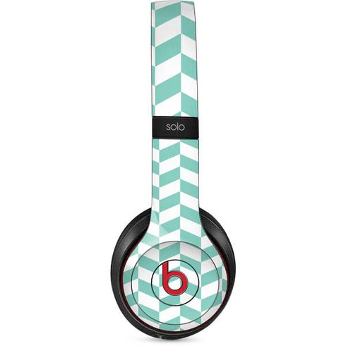 Blue White Chevron Beats Solo 3 Wireless Skin