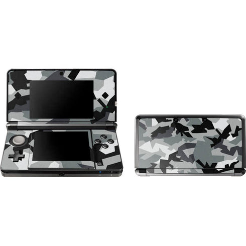 Urban Camouflage Black Nintendo Skins