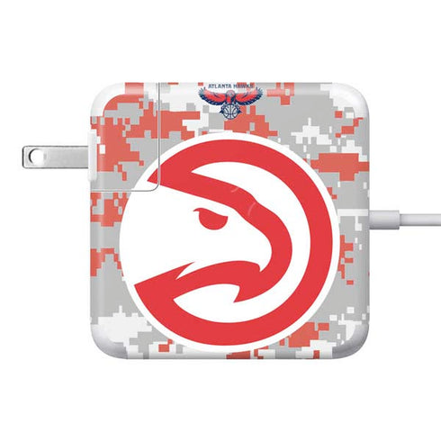 NBA Atlanta Hawks Digi Camo 85W Power Adapter (15 and 17 inch MacBook Pro Charger) Skin