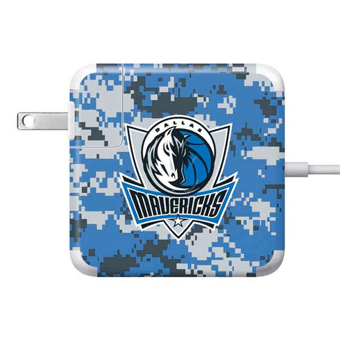 NBA Dallas Mavericks Digi Camo 85W Power Adapter (15 and 17 inch MacBook Pro Charger) Skin
