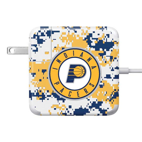 NBA Indiana Pacers Digi Camo 85W Power Adapter (15 and 17 inch MacBook Pro Charger) Skin