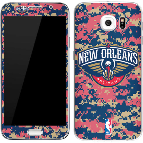 NBA New Orleans Pelicans Digi Camo Galaxy S7 Skin