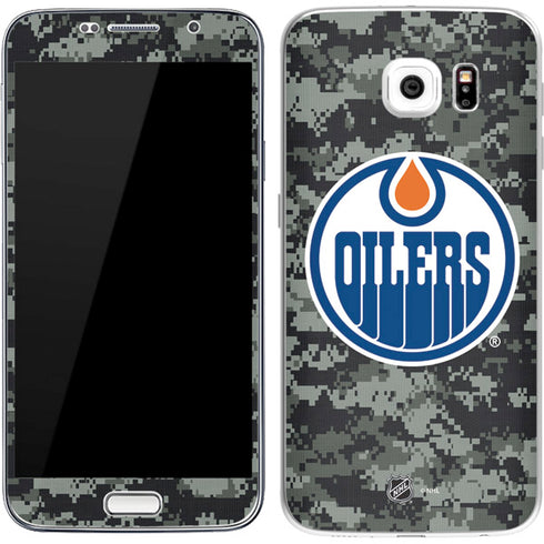 NHL Edmonton Oilers Camo Galaxy S7 Skin