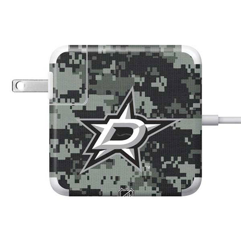 NHL Dallas Stars Camo 85W Power Adapter (15 and 17 inch MacBook Pro Charger) Skin