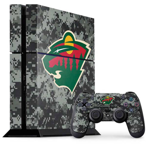 NHL Minnesota Wild Camo PlayStation PS4 Skins