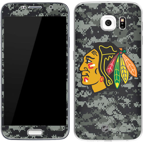 NHL Chicago Blackhawks Camo Galaxy S7 Skin