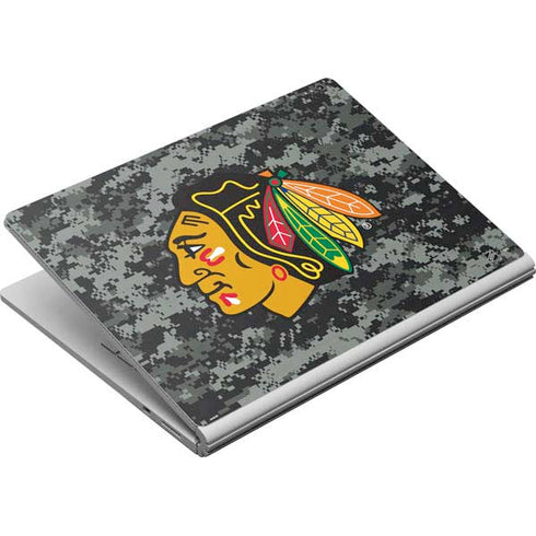 NHL Chicago Blackhawks Camo Surface Book Skin