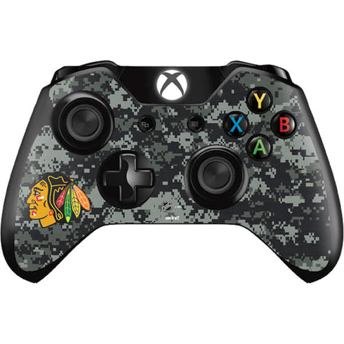 NHL Chicago Blackhawks Camo Xbox One Controller Skin