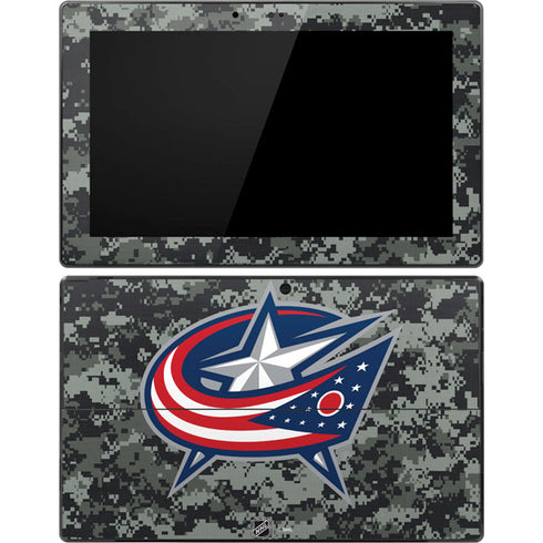 NHL Columbus Blue Jackets Camo Surface Pro Tablet Skin