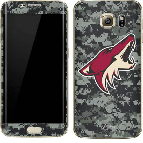 NHL Arizona Coyotes Camo Galaxy S7 Edge Skin