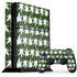Marijuana Leaf White Pattern PlayStation PS4 Skins