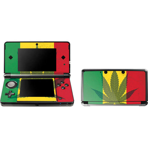 Marijuana Rasta Flag Nintendo Skins