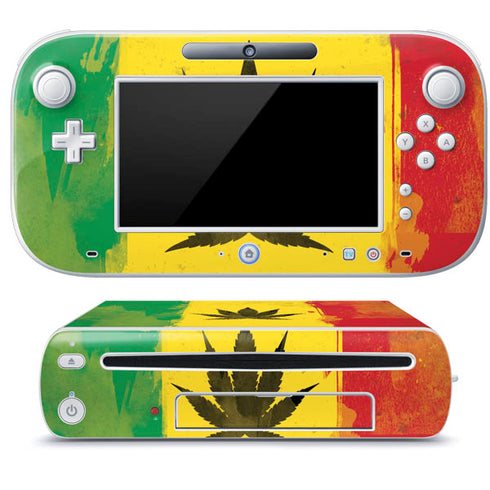 Marijuana Rasta Distressed Wii U (Console + 1 Controller) Skin