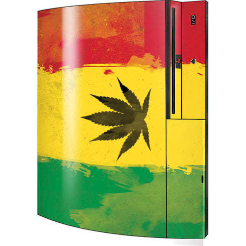 Marijuana Rasta Distressed Playstation 3 & PS3 Skin