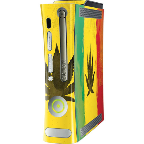Marijuana Rasta Distressed Xbox 360 (Includes HDD) Skin